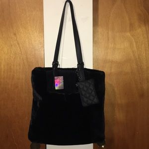 ♣️NWT Under One Sky Large Faux Fur Tote